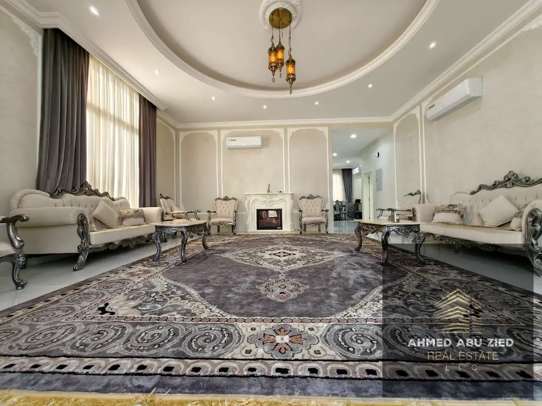 Furnished Corner Villa in Al Zahya Ajman | Steps from Sheikh Mohammed Bin Zayed Rd | 4 Master Bedrooms + Large Roof + Indoor & Outdoor Parking