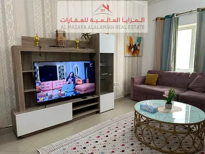 للايجار شهري - شقة غرفتين و صالة مفروشة ديلوكس بالكامل - الشارقة، التعاون - مع انترنت و باركينج
