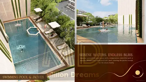 شقة بغرفتي نوم | مساكن Symbolic Zen | إطلالة على الحديقة والمسبح | تصميمات داخلية مفروشة