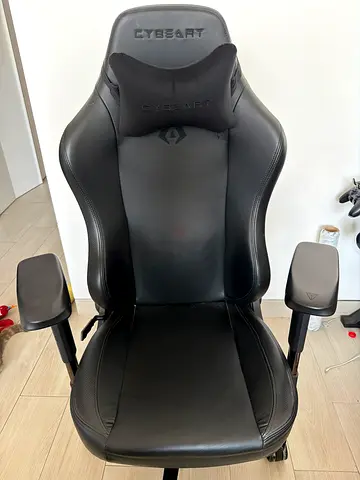 Black Cybersoft Ergonomic Gaming/Office Chair with Adjustable Armrests