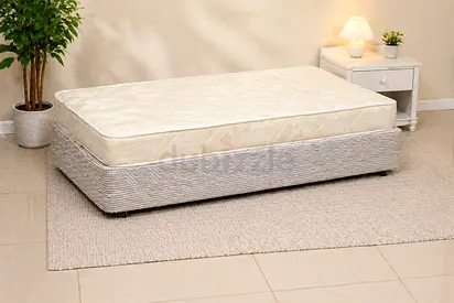 Single Bed with Mattress and Base in Good Condition