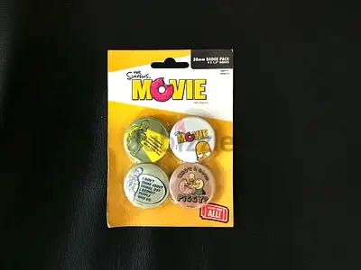 The Simpsons Movie Badge Pack