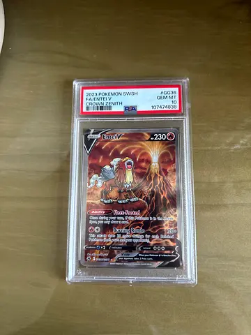 2022 Pokemon TCG Eternatus V Full Art PSA 10 Graded Card