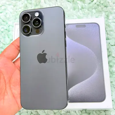 IPHONE 15 PRO MAX 256GB STORAGE BLACK TITANIUM