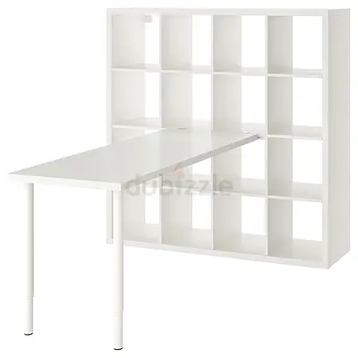 Ikea book shelf with table