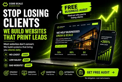 Stop Losing Clients — We Build Websites That Generate Leads