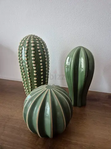 Ceramic Cactus Set of 3