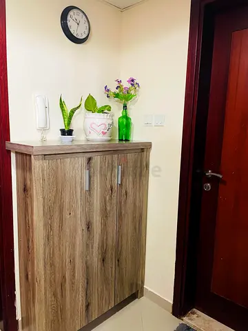 Compact Wooden Shoe Cabinet / Storage Cupboard - Light Oak Finish