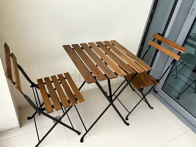 Ikea outdoor table+2 chair set Tarno