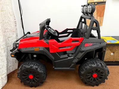 Kids Electric Ride-On Buggy 24V – 2 Seater UTV, Red