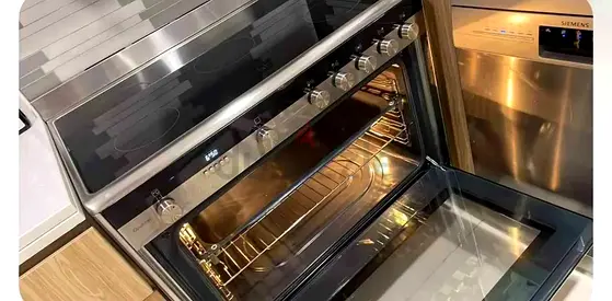 Siemens latest model IQ-700 electric ceramic 5 hobs oven dual fan stove 90x60 cooking range by ika