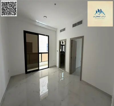 One bedroom, living room, and two bathrooms with built-in wardrobes for annual rent – ​​first occupancy, directly next to Mohammed Bin Zayed Road.