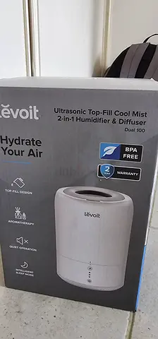 Levoit Top-Fill Ultrasonic Humidifier (Cool Mist) - Like New