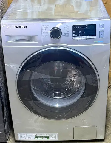 Samsung Front Load Washing Machine - Silver, Good Working Condition