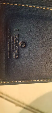 Blue legend wallet Genuine spirit Leather Mens Bifold Wallet - Good Condition