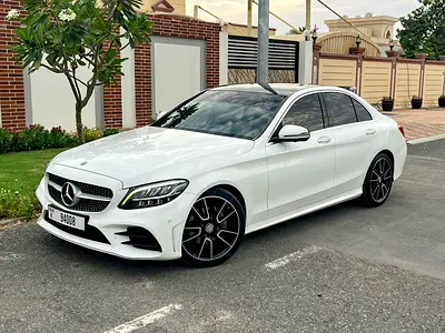 2019 AMG Mercedes C200, 87,000KMs, GCC Specs , Original Paint, Full Option, Perfect Condition