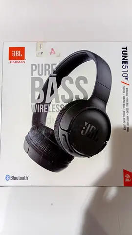JBL Tune 510BT Wireless Bluetooth Headphones - Black (Used, Good Condition)