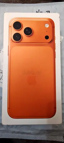 iPhone 17 pro max 512 Cosmic orange not opened (boxed) - ايفون 17 برو ماكس 512 برتقالي كوني لم يستخد