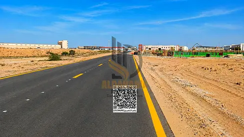 A prime investment opportunity is now available: industrial land for sale in the strategic and fast-growing Umm Al Thu'ub Industrial Area, located wit