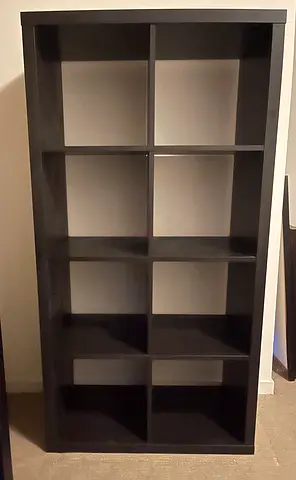 KALLAX storage shelving unit black-brown