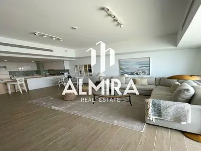 Furnished | 2BR+Maid | Sea and Golf View