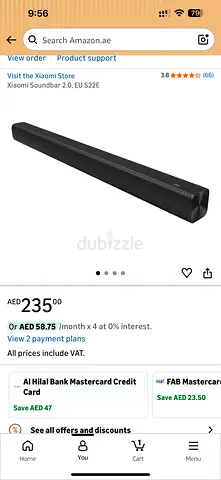 Xiaomi Soundbar 2.0 (Like New) - Slim Bluetooth Soundbar - Fix Price 130