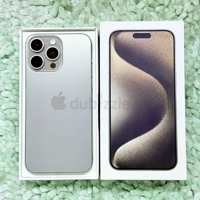 IPHONE 15 PRO MAX 512GB STORAGE NATURAL TITANIUM