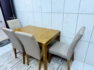 Dining table with chairs