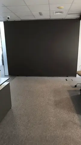 Large Motorized Projection Screen - Light Used