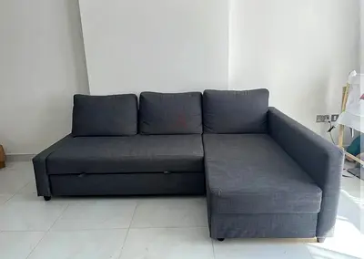 L shape sofa bed with storage Ikea FRITHEN