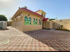 private garden garage 3 cars new AC 4 bedrooms majlis living room large kitchen maid driver laundry