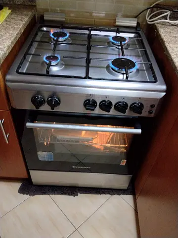 West point four burner full gas cooker size 60cm price 850