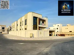 Cheapest 6-bedroom corner villa in Ajman, price negotiable, all fees included.