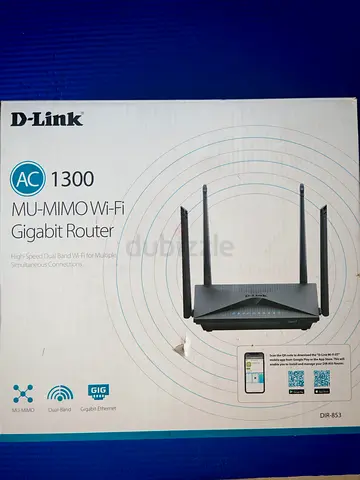 D-Link  AC 1300  MU-MIMOWi-Fi  Gigabit Router - with original box in very good condition