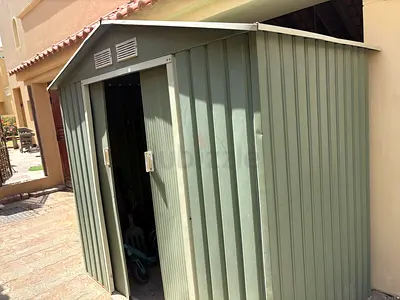 Metal Outdoor Garden Storage Shed - Small, Used