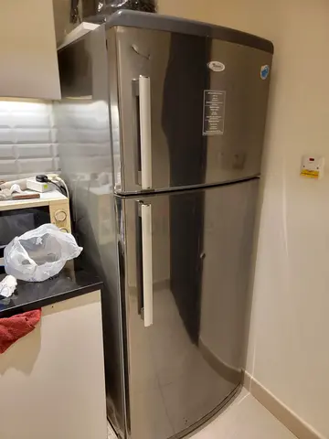 Used double-door refrigerator in good working condition