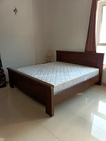 King size beg with mattress for sale