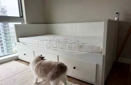 IKEA Hamnes Day bed with 3 storage drawers underneath and with 2 IKEA mattresses