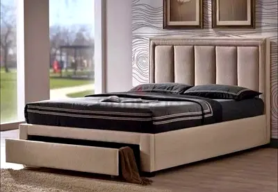 King Size Brand New Fully Custom Made Bedframe with Drawers At front