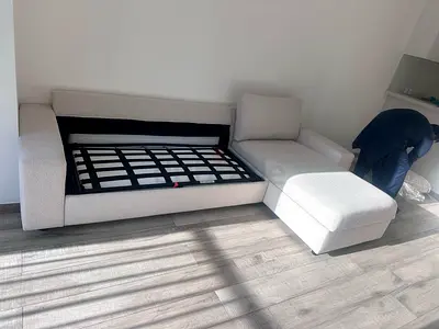 Ikea vimle L shape sofa bed BeigLight beige L-shaped sofa with chaise (corner sofa) - good condition