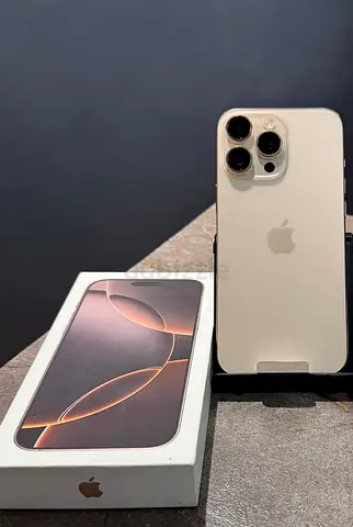 iPhone 16 Pro Max gold  (Good Condition)