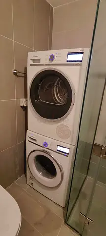 Siemens Front Load washer and dryer set (front load) - good condition With Digital Clock