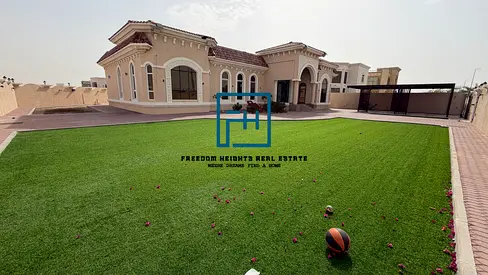 فيلا فاخرة مكونة من 4 غرف نوم + مجلس + صالة متاحة للإيجار في منطقة الرقيبة 7 (السيوه، الشارقة)