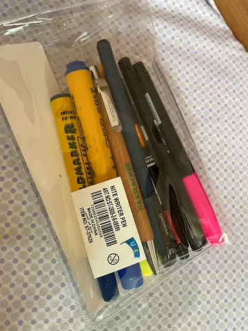 Assorted Pens and Highlighters Set — Unopened Pack