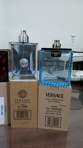 Two Versace Pour Homme perfumes with original boxes