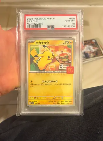 2025 McDonalds Pikachu Promo PSA 10 - Graded Pokémon Card (Japanese) #020