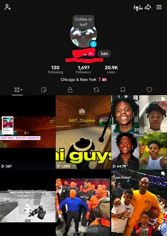 TikTok profile screenshot — 1 image