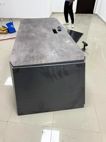 Large Office Table - Grey Color