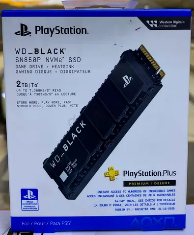 PlayStation 5 WD black 2TB ssd