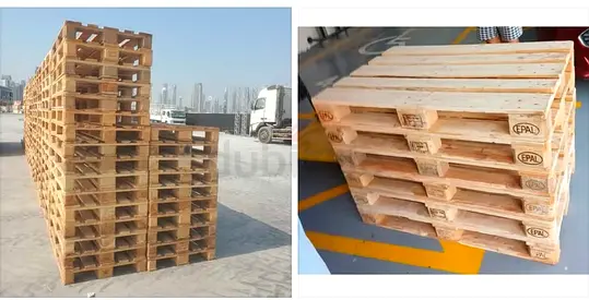 Used Wooden EPAL Pallets - Bulk Lot, Good Condition
